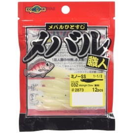 Ecogear Fishing Lure Mebaru Artisan Minnow SS 1-1/2 Inch #032 Midnight Glow (Luminous)