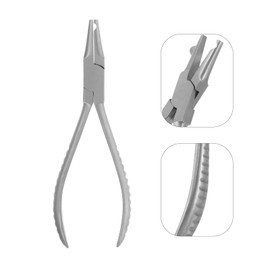OSALADI Stainless Steel Nose Pad Repairing Plier for Eyeglass Adjustment Multi-use Tool