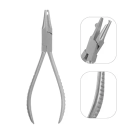 OSALADI Stainless Steel Nose Pad Repairing Plier for Eyeglass Adjustment Multi-use Tool