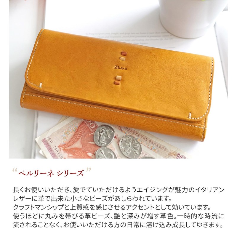 Dakota DA-31702 Women's Long Wallet, Genuine Leather, red