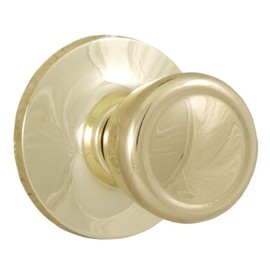 Reliant by Weslock Tulip Collection, Passage Knob, Polished Brass (RE-00200T3T3FR20) - Hall & Closet
