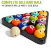 MoyanSuper Pool Balls Set – 2-1/4" Regulation Billiard Balls, 16