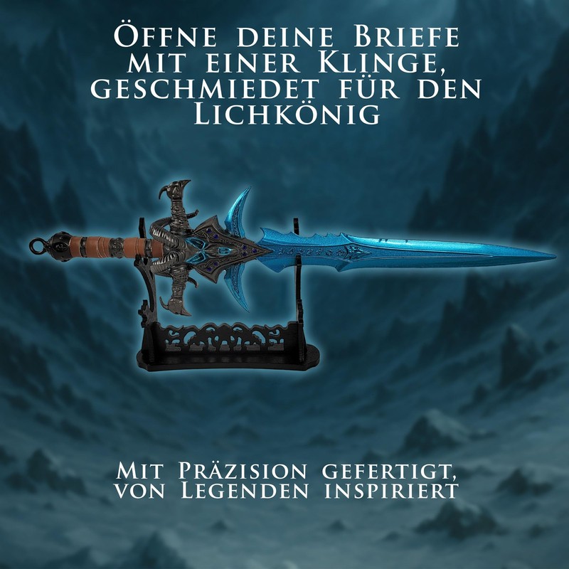 World of Warcraft Frostmourne Deluxe 30cm Version Sword Letter Opener