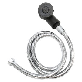 Shampoo Bed Faucet Kit, ZJchao Shampoo Bowl Sprayer Head and Hose Set 2 Gear Anti Splashing Sink Sprayer 120cm Flexible Pipe for Salon Shampoo Bed Hair Salon Sink Faucet Sprayer Hose Set