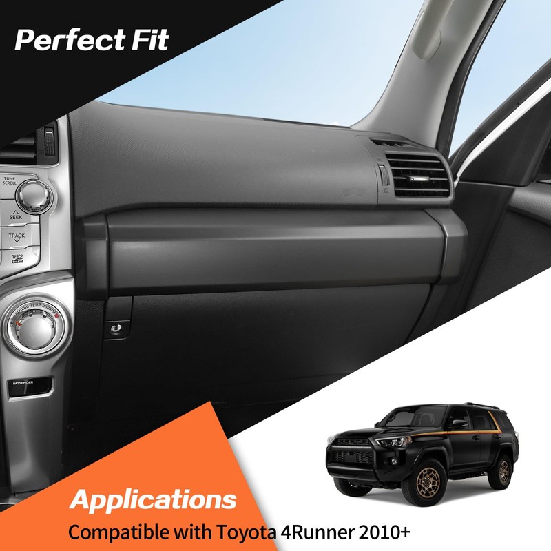 JeCar Matte Black Dash Panel Cover Trim Interior Accessories for