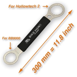 BIKEHAND Bicycle Bike External Bottom Bracket Install Removal Tool Compatible with Shimano Hollowtech II and New BB9000 Type