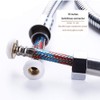 VASLON Copper Head Shower Hose Stainless Steel Extra Long Shower