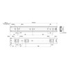 Junker KV1-25-H35-Lxxx-NF full extension sliders, 250 - 550 mm maximum
