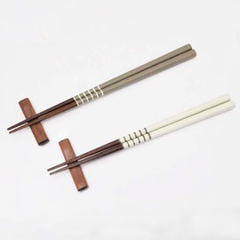 Ishida (イシダ) Couple Chopsticks, Chopstick Rest, Cocotte, Ethical BOX, Made in Japan 60195