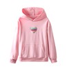 WELAKEN Rainbow Heart-shaped Sweatshirts for Girls Toddler & Kids II