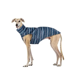 candyPet Greyhound Acrylic Wool Jumper: Style, Warmth and Comfort - Stylish Design and Fit Cold Protection - Great for Greyhound, Podencos and Highthrows - Ethnic, M