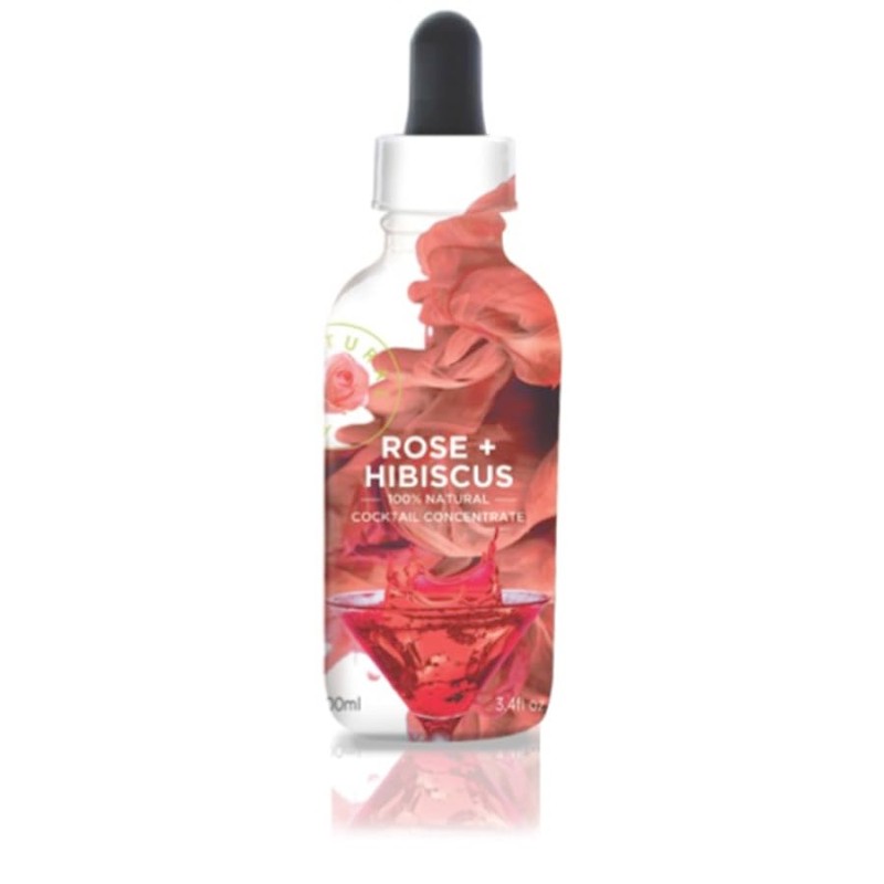 Wild Hibiscus Flower Co. Rose & Hibiscus Extract Cocktail Concentrate