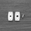 LT Easiyl 20pcs Wire Rope Clips Galvanized Steel Egg Shaped