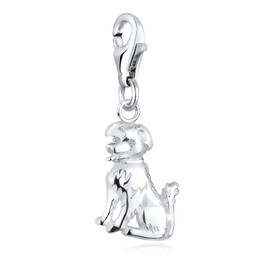 Elli Charms Ladies Dog Pendant Animal Friend in 925 sterling silver