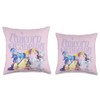 Riders and Unicorns Throw Pillow