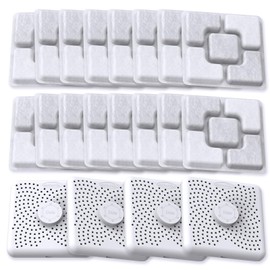 SAMANIJA 16-Pack Pet Food Desiccant with 4-Pack case for IRIS Gamma2 food storage containers,For Pet Automatic Dispenser Gravity Feeders to keep food dry and fresh