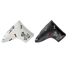 Putter Cover Fits Scotty Cameron Odyssey Pin Type Dog (Black)