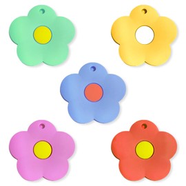 TEAONE Key Protector Caps, 5 PCS Flower Key Cover for Key Identification (5 Colors)