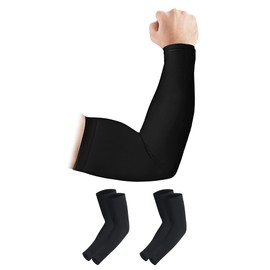 Adcey Instant Cool Sensation, Ultra Stretch Arm Cover, Set of 4, Cool to the Touch, UV Protection, Moisture Wicking, Quick-Drying, UPF50+, Anti-Slip, Sun Protection, Summer Arm Cover, Stretchable, Breathable, Solid, Sunscreen Arm Cover, Cooling Arm Cover