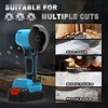ZFULVO Brushless Cordless Angle Grinder Kit, 28000rpm Mini Electric Angle
