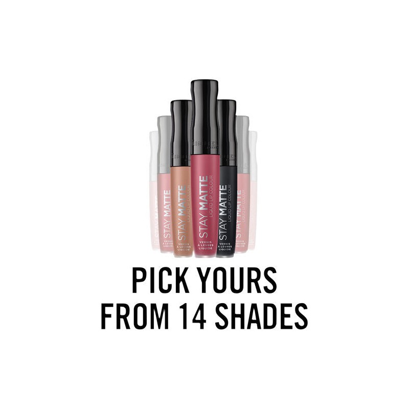 Rimmel Stay Matte Liquid Lip Colour 210 Rose & Shine