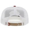 HOOEY Men's Cavvy Punchy Adjustable Snapback Hat, Tan/White, One Size