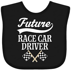 inktastic Future Race Car Driver Racing Baby Bib Black 2bf79