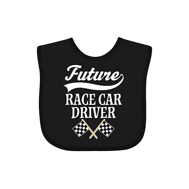 inktastic Future Race Car Driver Racing Baby Bib Black 2bf79