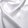 Silky Bridal Satin Fabric Material - White, Sample