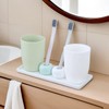 White Ceramic Tray - Rectangular Bathroom Tray, Versatile Bathroom Organiser