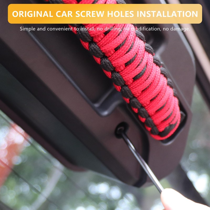 RERPRO Rear Window Grip Handle Grab Handles Compatible with 2018-2024