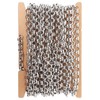 THREENEST 16.4-Feet Stainless Steel Rolo Chains, Round Links Box Craft