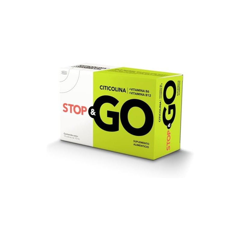 STOP&GO Suplemento Alimenticio con Citicolina + Vitamina B6 + Vitamina