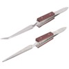 2Pcs Locking Tweezers, Curved Straight Tweezers Jewelers, Jewelry Soldering DIY
