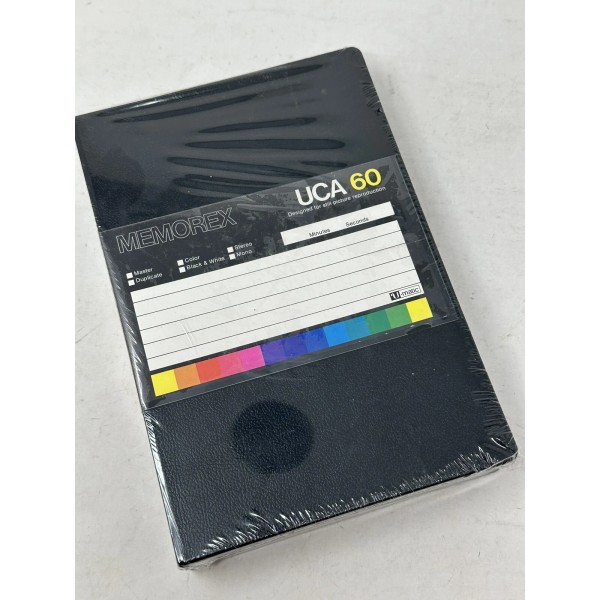 Memorex NOS SEALED Memorex UCA 60 Video Cassette 3/4" Tape