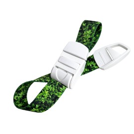 ROLSELEY Medical Tourniquet with GREEN LEAVES Pattern with ABS Plastic Buckle Latex Free Elastic Band Perfect for Doctors, Nurses, Students and Paramedics