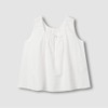 JAJU [JAJU] Women's Soft Seersucker Sleeveless Pajama Shirt_White