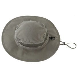 Magracy Unisex Outdoor Wide Brim Sun Hat Summer Bucket Fishing Hats UV Protection Safari Hat Foldable Deep Grey