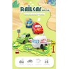 4 Sets 4in1 Puzzle Racer Kids Car Track Set,4 Theme