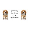 Aufbewahrungsdose – 450ml, Keramik, Bambus - personalisierbar - Hund Beagle