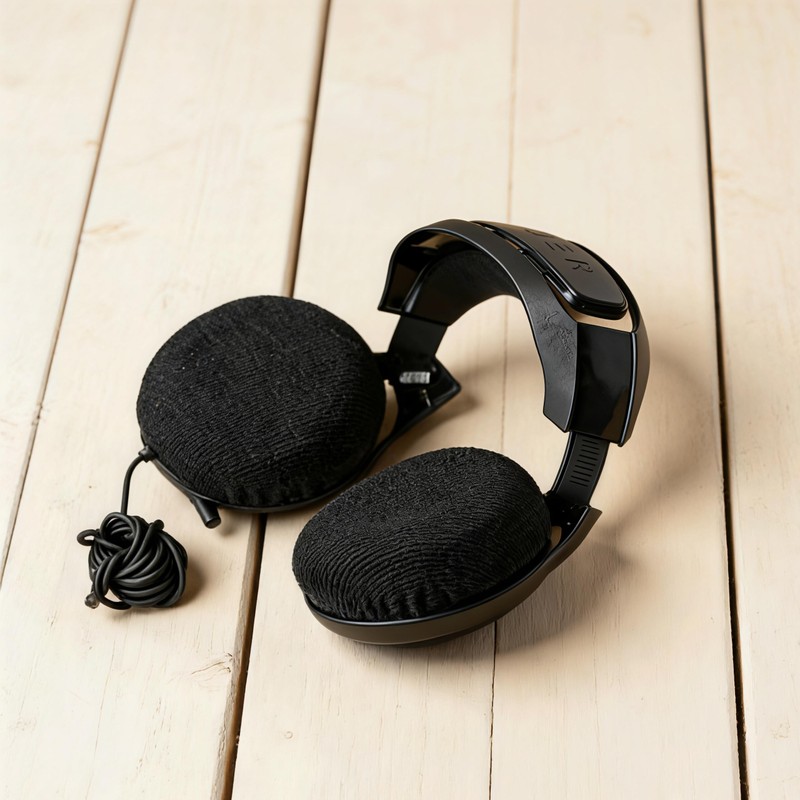 Flex Fabric Headphones Ear Covers,1 Pair Washable & Stretchable Earcup