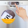 Dishwasher Magnet Delicate Wood Structure, Clean Dirty Sign Indicator with