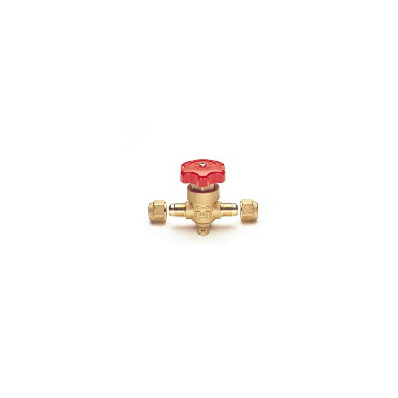 イチネンTASCO TA280C パックレスバルブ(フレアナット付)1/2