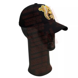 Masonic Shriner Jewel Embroidered Black Baseball Cap