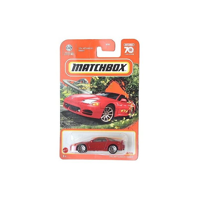 Matchbox 1994 Mitsubishi 3000GT, red 68/100
