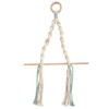 Macrame Paper Towel Holder Wall Mounted Hanger Cotton Rope Synthetic