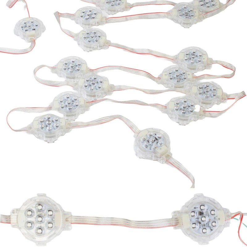 LEDupdates 24v Chase effect Pixel point trim light multi color