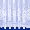 NetCurtainsUK Washington Floral Pattern Net Curtains In White - Sold