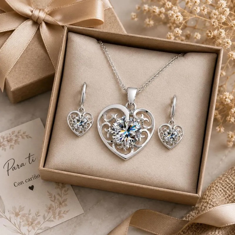 High Monaco - Joyeria Set De Cadenas Y Aretes, Mxvyc-005,