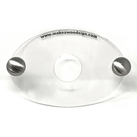 Dave's Blank 5" x 7.5" Palm Router Acrylic Base Plate